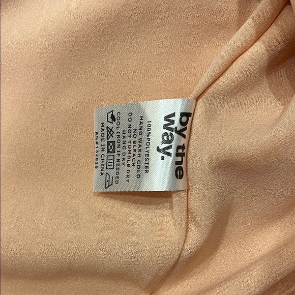 by the way. Peach Mini Dress - Picture 3 of 5